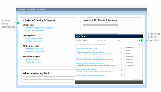 Epic EHR Training with uPerform