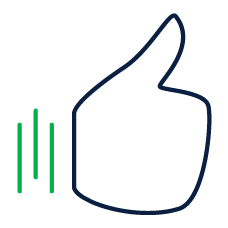 Thumbs up icon uPerform Improve satisfaction