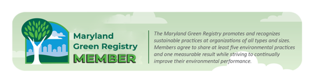 Maryland Green Registry logo and description