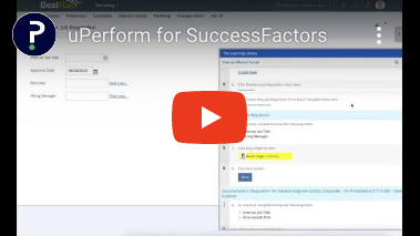 Youtube video screenshot of uPerform for SAP video