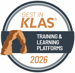 2026-best-in-klas-training-and-learning-platforms Official badge for Best in KLAS, Training & Learning Platforms 2026.