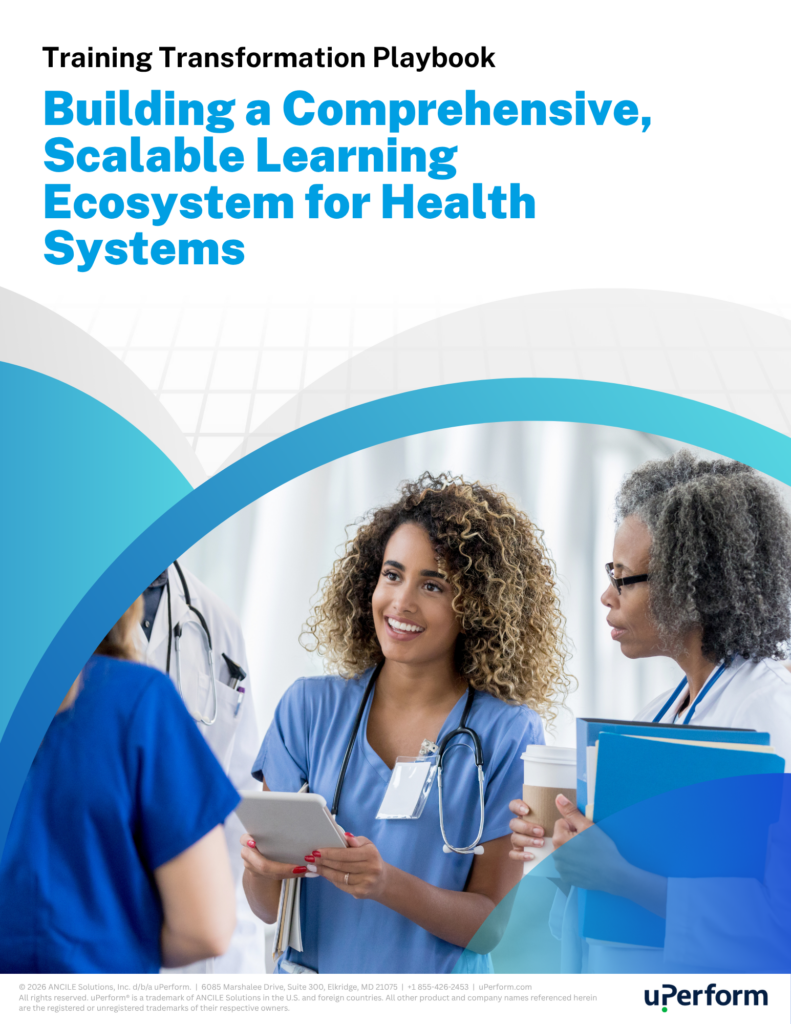 uPerform 2026 Training Transformation Playbook cover